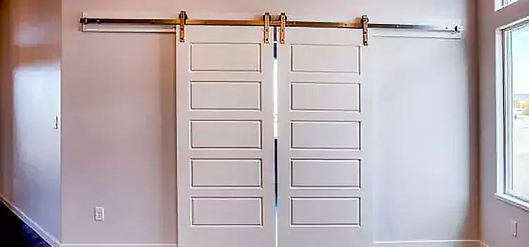 Glass Barn Door with Installation Hardware Kit Machesney Park